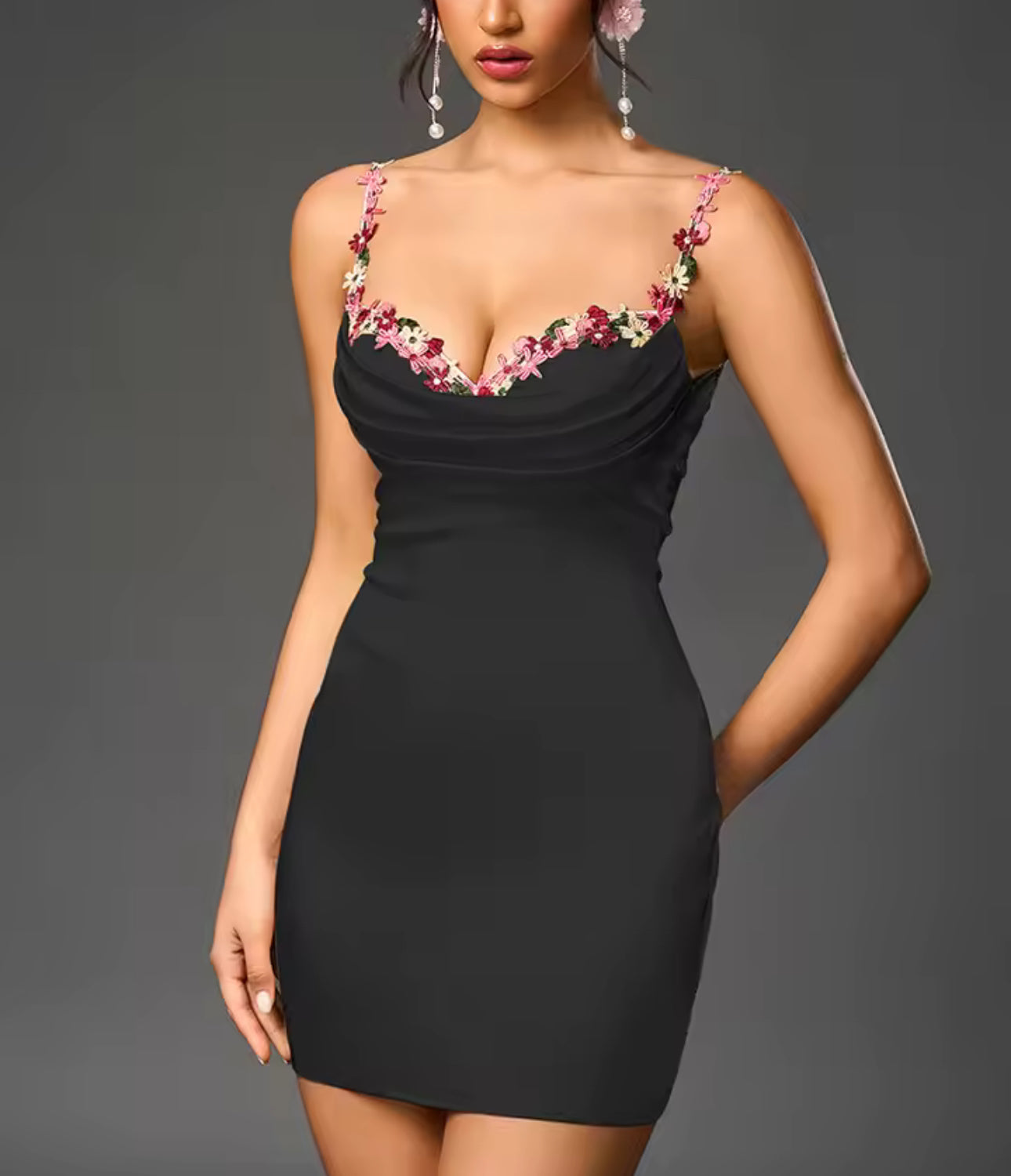 flirtini satin mini dress The Flirtini Mini Dress Champagne Bubbles / M(6)