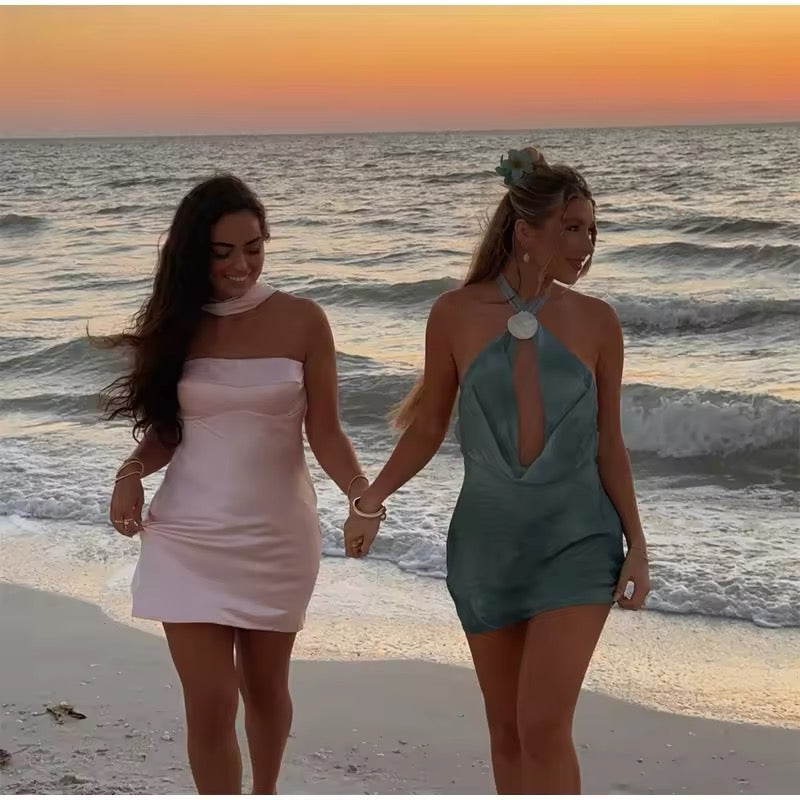 goddess short dress Sun Goddess Mini Dress