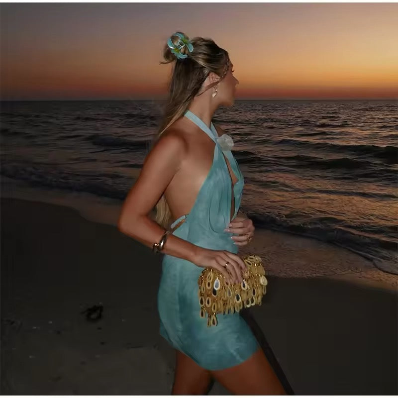 goddess mini dress Sun Goddess Mini Dress