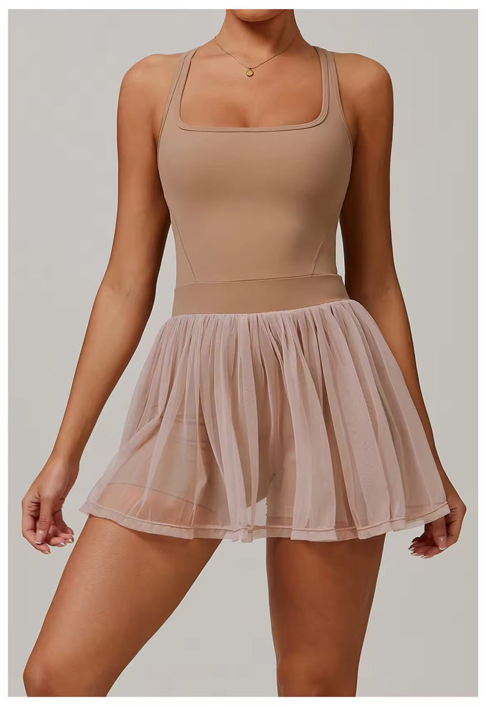 Gym Jumpsuit Workout Dress Move in Style Charmingly Brunette Gym Jumpsuit Workout Dress Move in Style Charmingly Brunette